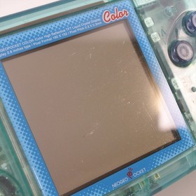 Neo Geo Pocket Color CRYSTAL BLUE Console SNK 0829994 Tested np
