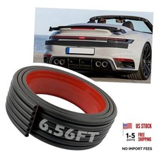 6.56Ft Car Rear Bumper Protector Guard,6-Hole Car Bumper Protector Provides