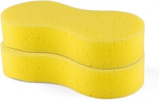 2 PCS Car Sponges, Anti Scratch Technology Jumbo Sponges For CarCleaning, Easy