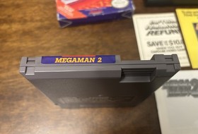 Mega Man 2 (Nintendo NES, 1989) CIB Complete Tested! Authentic! GREAT CART!