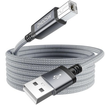 USB Druckerkabel 5m USB 2.0 Typ A B Scannerkabel für Drucker Scanner Zubehör