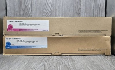 KONICA MINOLTA BIZHUB  TONER CARTRIDGE Magenta & Cyan  C451,C550,C650 New