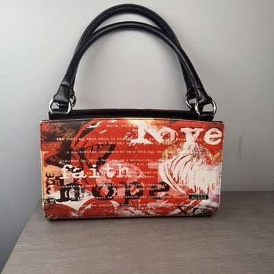 Miche Classic Black Base bag With Interchangable Red Hope She ll Double Handles 