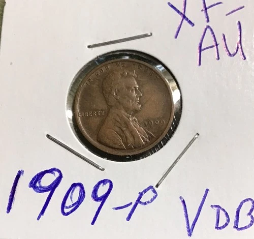 1909 VDB -P Lincoln Wheat Cent Penny good or better Condition