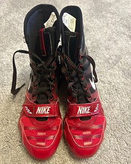 Nike HyperKO Kids Boxing Boots Teens High Top Lace Up Trainers UK 4.5