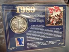 1989 United State Silver Eagle collection with casing and COA