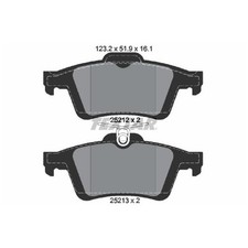 Textar Bremsbelagsatz Bremsklötze hinten 2521201 AV6Z2200D BV612M007CB | 559951