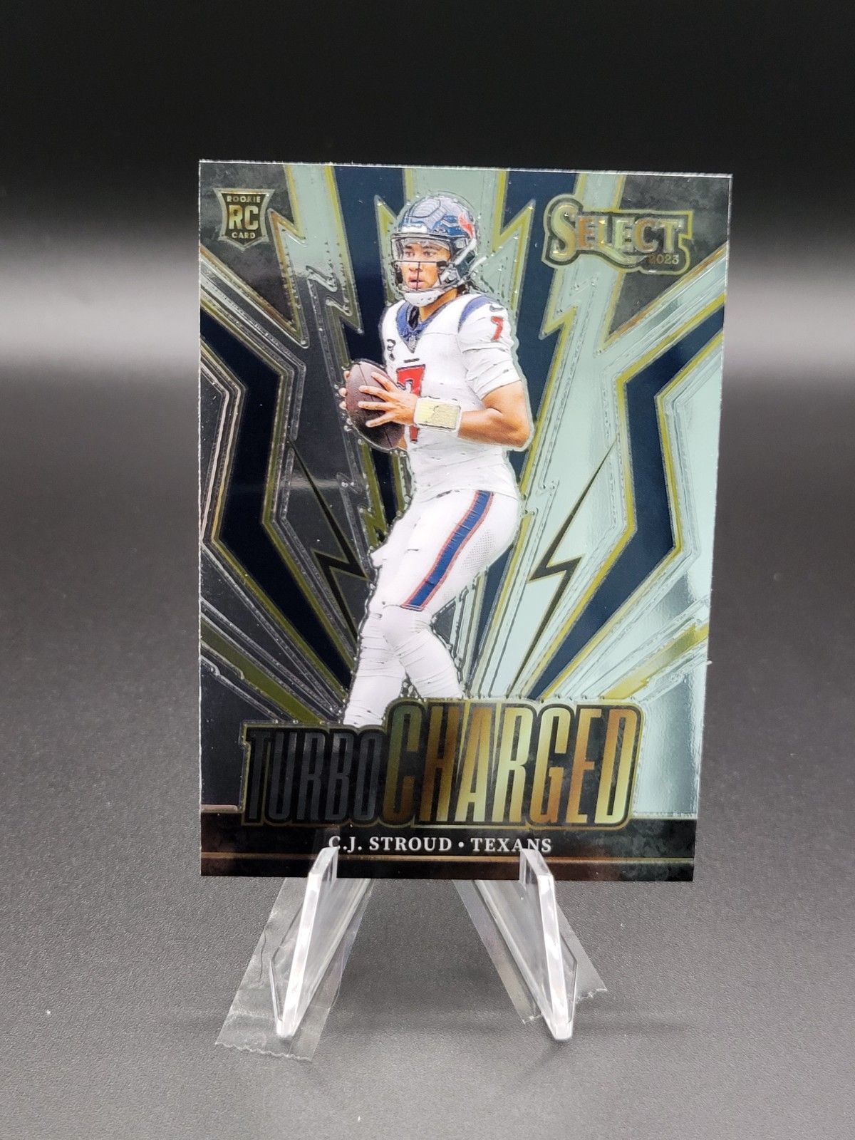 C.J. Stroud 2023 Panini - Select Football #TUR-CST RC Turbo Charged - Texans