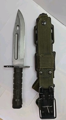 USA M9 PHROBIS III Military Bayonet Knife Blade with Phrobis Scabbard