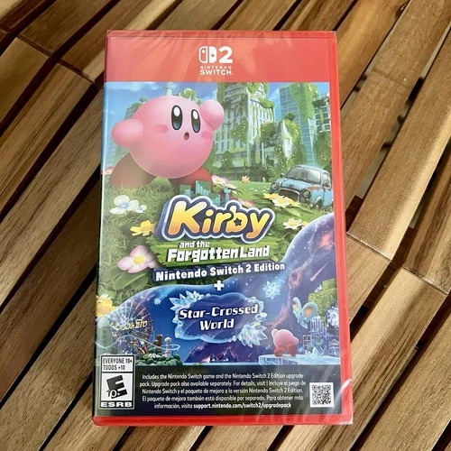 KIRBY And The Forgotten Land - Nintendo Switch 2 Edition BRAND NEW SEALED USA