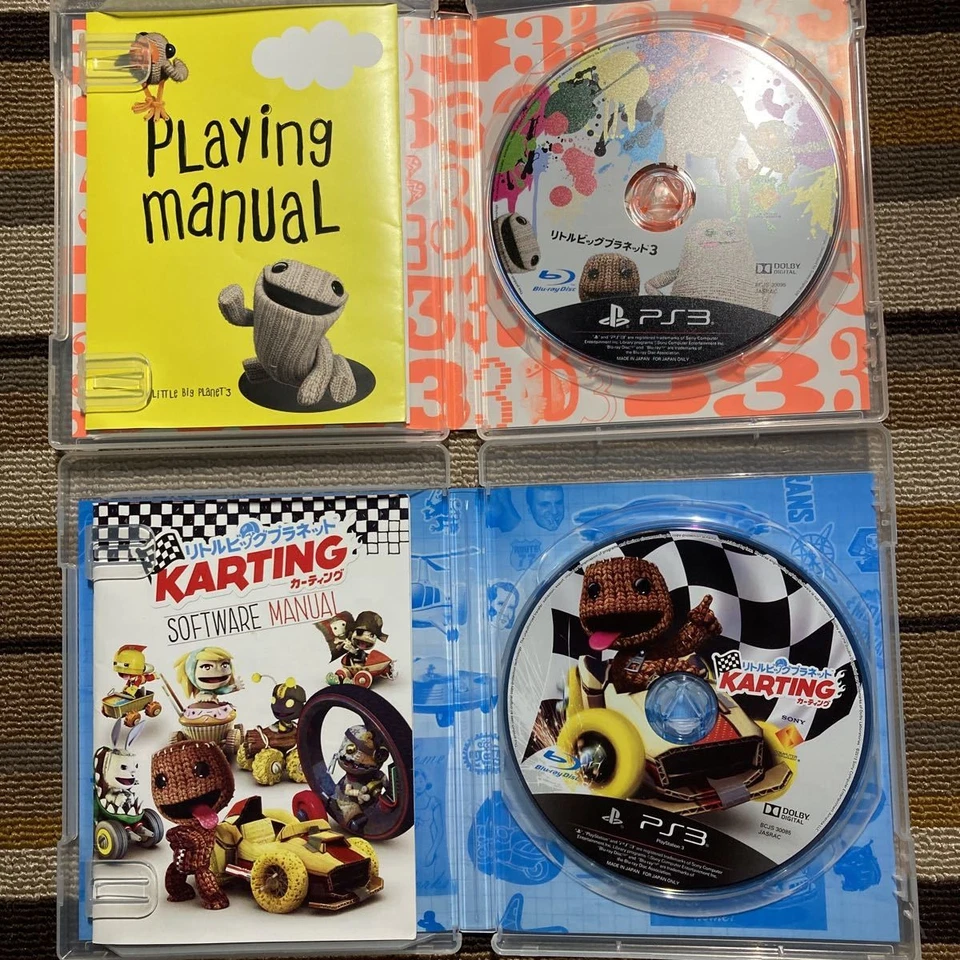 Sony PS3 LittleBigPlanet 1 2 3 Karting Four Game Set - Image 4 of 4