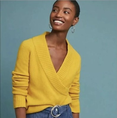 Anthropologie Ett Twa Tessa Gold Wool 