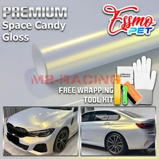 ESSMO PET Space Candy Gloss Platinum Gold Car Vehicle Vinyl Wrap Decal Sticker