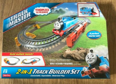 Trackmaster Thomas & Friends 2 in 1 Track Builder Set CDB57 Fisher Price ~NEU~