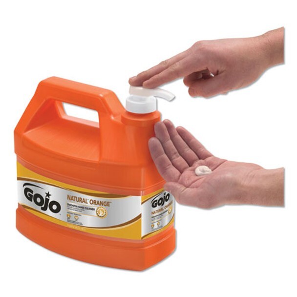 Gojo 0945-04 Non Pumice Natural Orange Lotion Hand Cleaner - 1