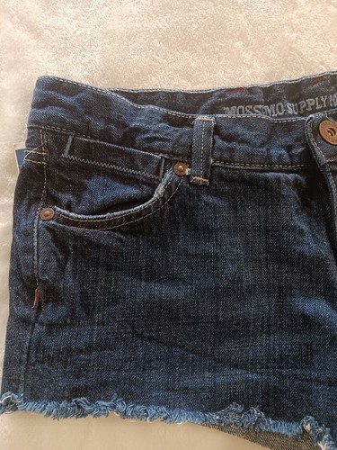 MOSSIMO juniors 5 pockets blue denim shorts size 3 NEW - Picture 3 of 10