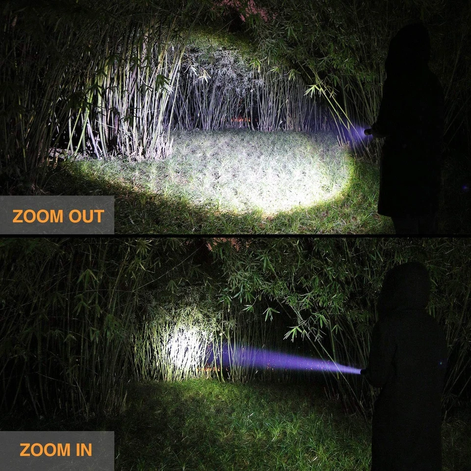 EverBrite Ultra Bright Tactical Flashlight Heavy-duty with 3C Alkaline Batteries - Image 3 of 4