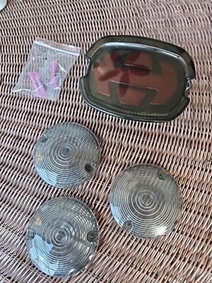 Smoke LED Tail Light & Turn Signal Lensfor Harley Touring Dyna Softail Roadking 
