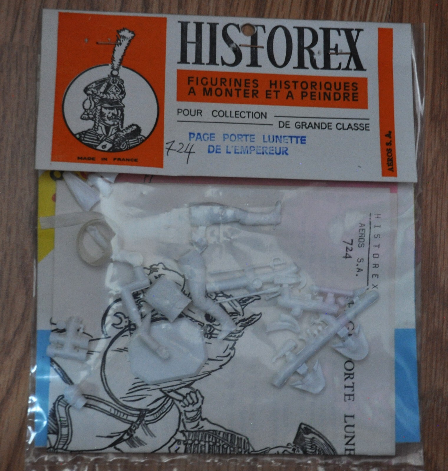 Figurine Historex Napoléon page porte-lunette 724 miniature de collection en kit 54 mm