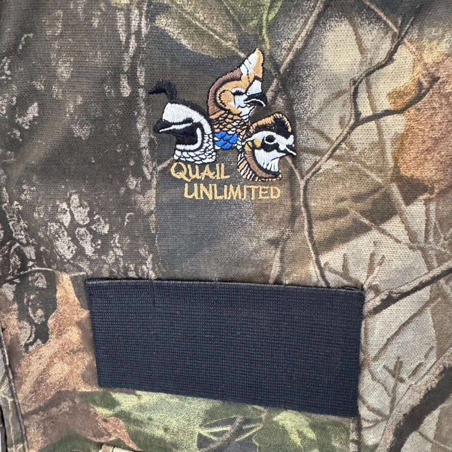 Quail Unlimited Camo Vest - Hunting Fishing - NWT - Size Men's L - Camouflage - Image 3 of 4