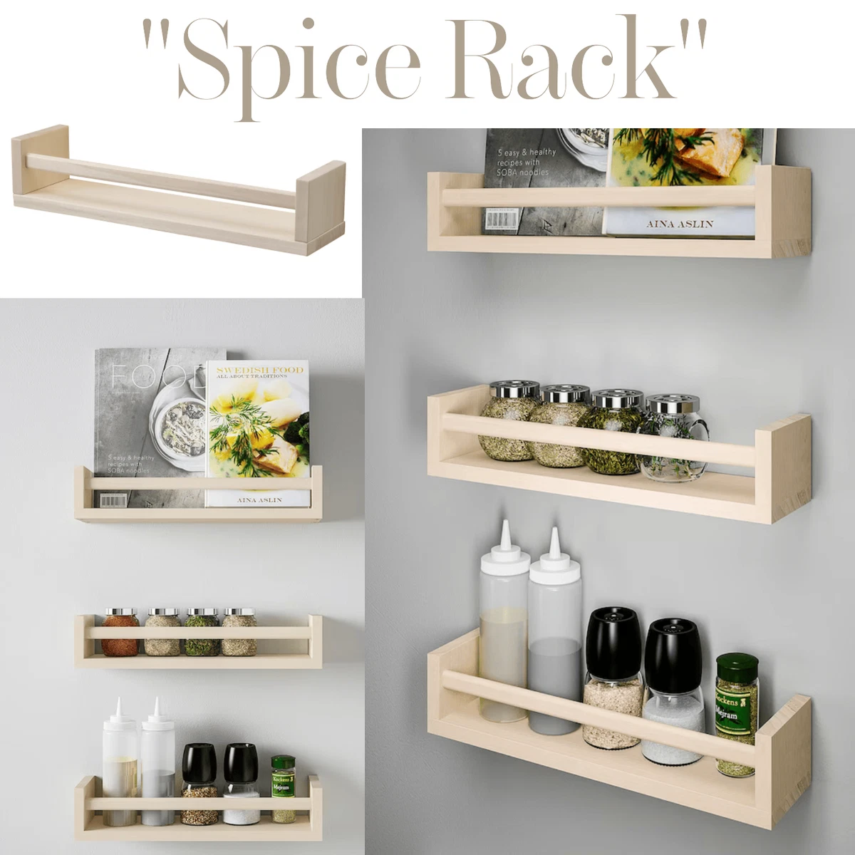 BEKVÄM Spice rack, aspen - IKEA