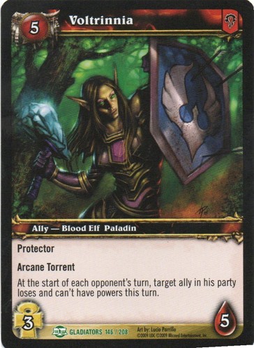 World Of Warcraft CCG BLOOD OF GLADIATORS 2009 Individual Trading Cards - Picture 115 of 148