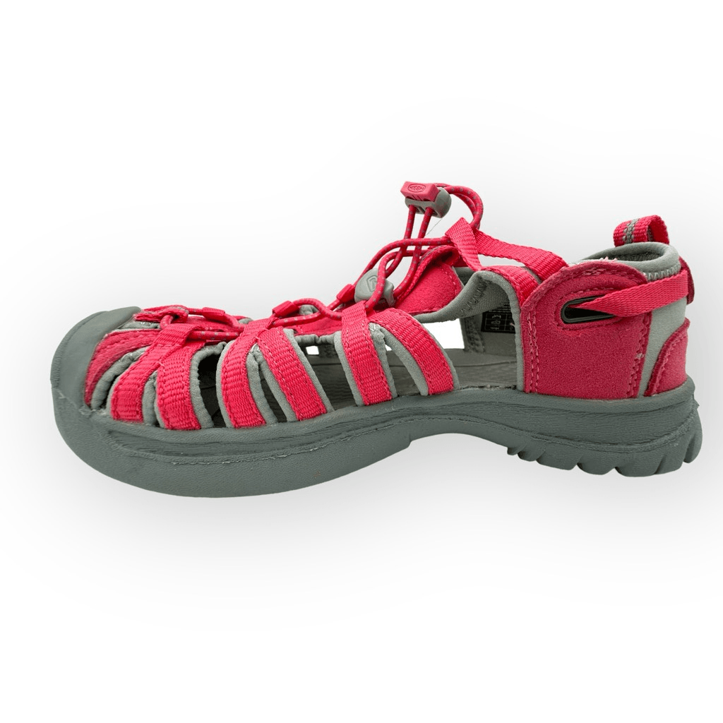 Scarpe sandali nuove senza etichette Keen Little Seacamp II CNX rosa grigie bambini grandi 3 1022979
