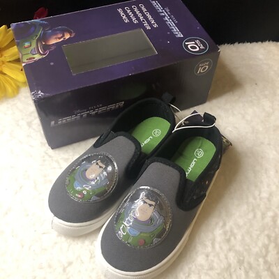 New Disney-Pixar Toy Story Buzz Lightyear Canvas Shoes Size 10 w/Box