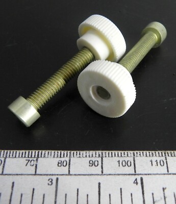 Wing fasteners with knurled nut