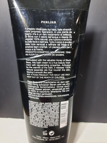 PERLIER Imperial Honey Bath Cream 13.5 oz / 400ml Made in Italy NEW Sealed - Picture 2 of 4