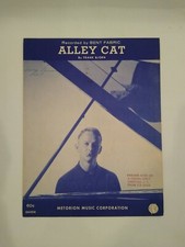 Vintage Piano Sheet Music 1962 Alley Cat Bent Fabric Frank Bjorn