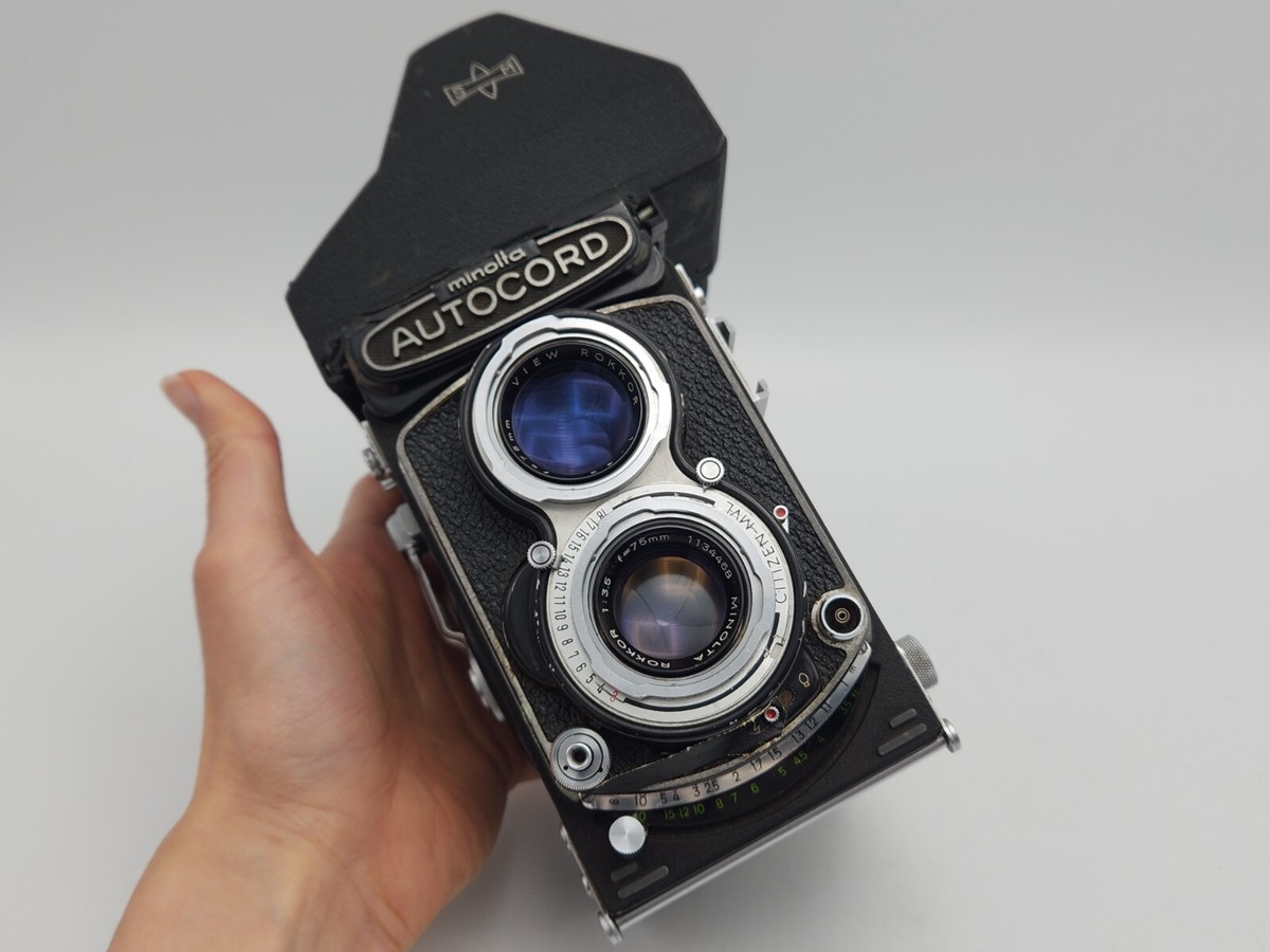 完動品】MinoltaAUTOCORD/ I前期型ROKKOR75mmF3.5 Minolta 完動品】MinoltaAUTOCORD/ I前期型ROKKOR75mmF3.5 Minolta