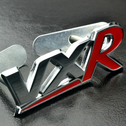 Red VXR Grille Grill Badge Emblem For Zafira Tourer Corsa Meriva MPV Badge - Picture 1 of 2