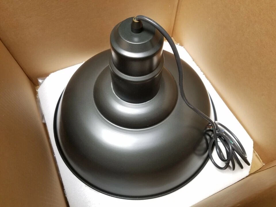 Luminária de teto Cal Lighting UP-1111-6-DB bronze escuro 1 luz 16" pingente - Imagem 3 de 4