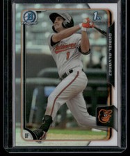 2015 Bowman Dariel Alvarez BCP145 Chrome Prospects Refractors  SN499