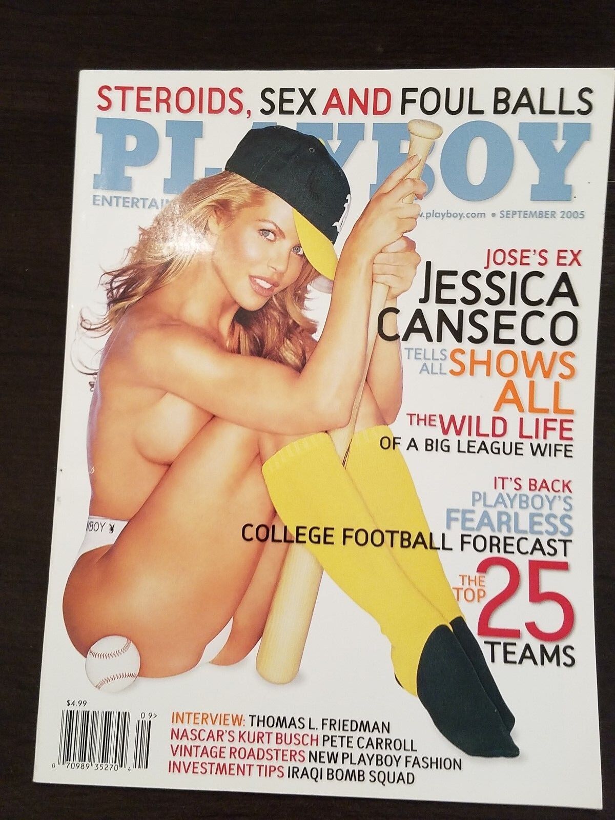 Vintage September 2005 Playboy Issue featuring Jose Cansecoand#039;s ex-wife!!! eBay photo