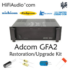Adcom GFA-2 restoration recap upgrade kit repair filter capacitor rebuild