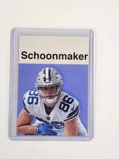 Luke Schoonmaker Artist Signed Football Art Card 1/10