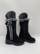 Dolce Vita Girls Flow Knee-High Boots Black Size 12