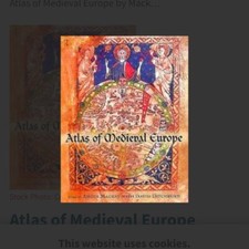   Atlas of Medieval Europe VG PB Book 1997 Fr...