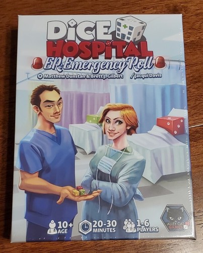 Jeu de société Dice Hospital ER Emergency Roll NEUF Alley Cat Games  - Photo 1/2