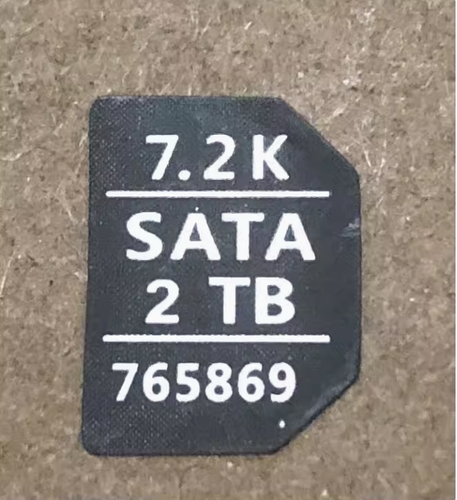 Lot of 20 capacity stickers for the HP P22892 G10+ 2.5 tray/caddy - 第 9/53 張圖片