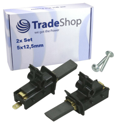 2x Kohlebürsten für Blomberg WA700 0020307901, Hoover WA700 / Motorkohlen