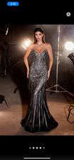 Strapless Embellished Mermaid Gown by Cinderella Divine CC6018