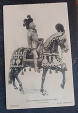 vtg postcard Spain, Arnes Equestre de Felipe III Spain Hauser y Menet unposted