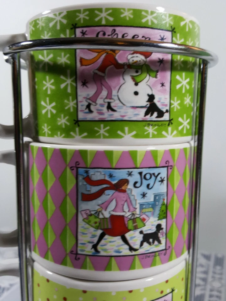 Juego de 4 tazas Cypress Expresso con carrito con caja original Foto 4 de 4