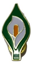 Easter Lily Enamel Pin Badge  - Irish Republican Rebel 1916 Rising