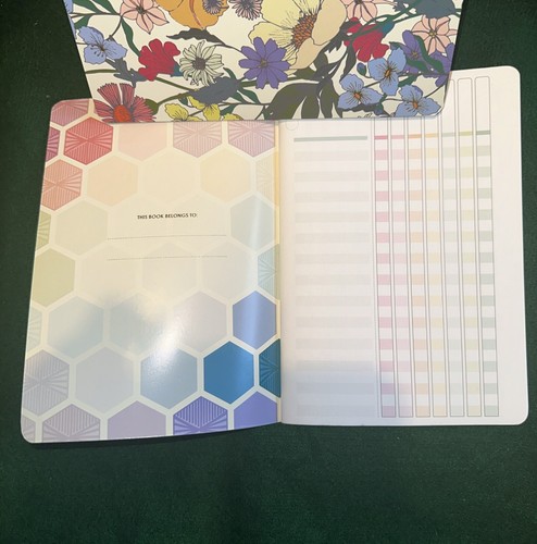 Erin Condron Habit Tracker Self-Help Journal Notebook Planner BLANK W/ Stickers - Picture 4 of 9