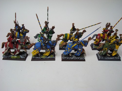 ARMY BRETONNIAN 5th EDITION AOS WARHAMMER BRETONIA EJERCITO METAL PROPAINTED OOP - Imagen 6 de 24