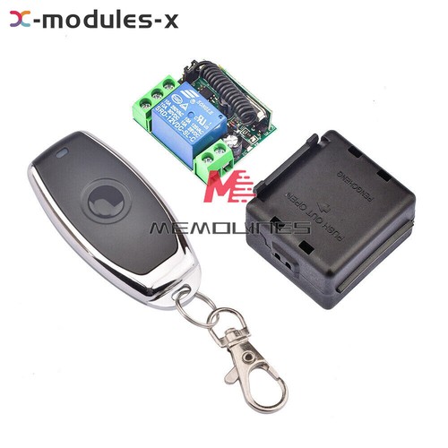 Trasmettitore interruttore telecomando telecomando porta 433 MHz DC12V 1 CH 2 CH wireless RF porta - Foto 16 di 28